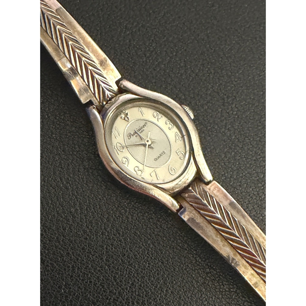 Precision by Gruen Watch Womens Silver Tone New Battery